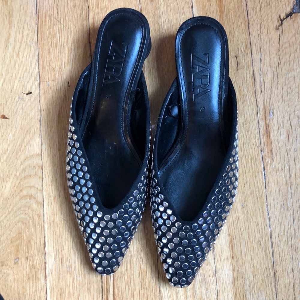 Zara studded mules